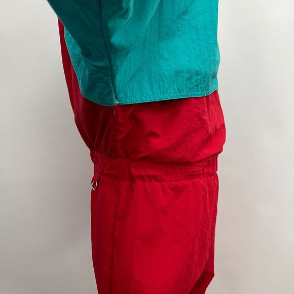 Alpine Designs Snow Suit Ski Jacket Red White Teal Green Large Gore-Tex Uni-sex - Picture 7 of 16